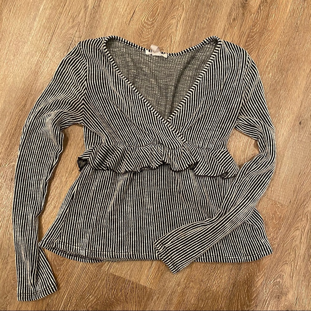 stripped dress shirt